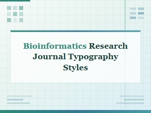 Typography and Data Visualization in Bioinformatics Journals