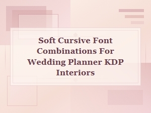 Soft Cursive Font Pairings for Wedding Stationery